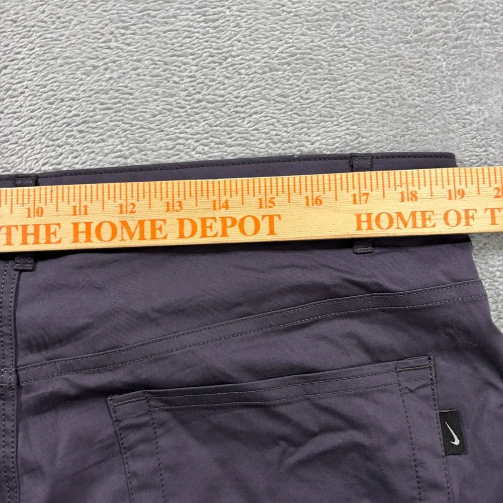 Nike Dri Fit Tech Flat Front Golf Pants 38x30 Performance Dark Purple‎ Athletic